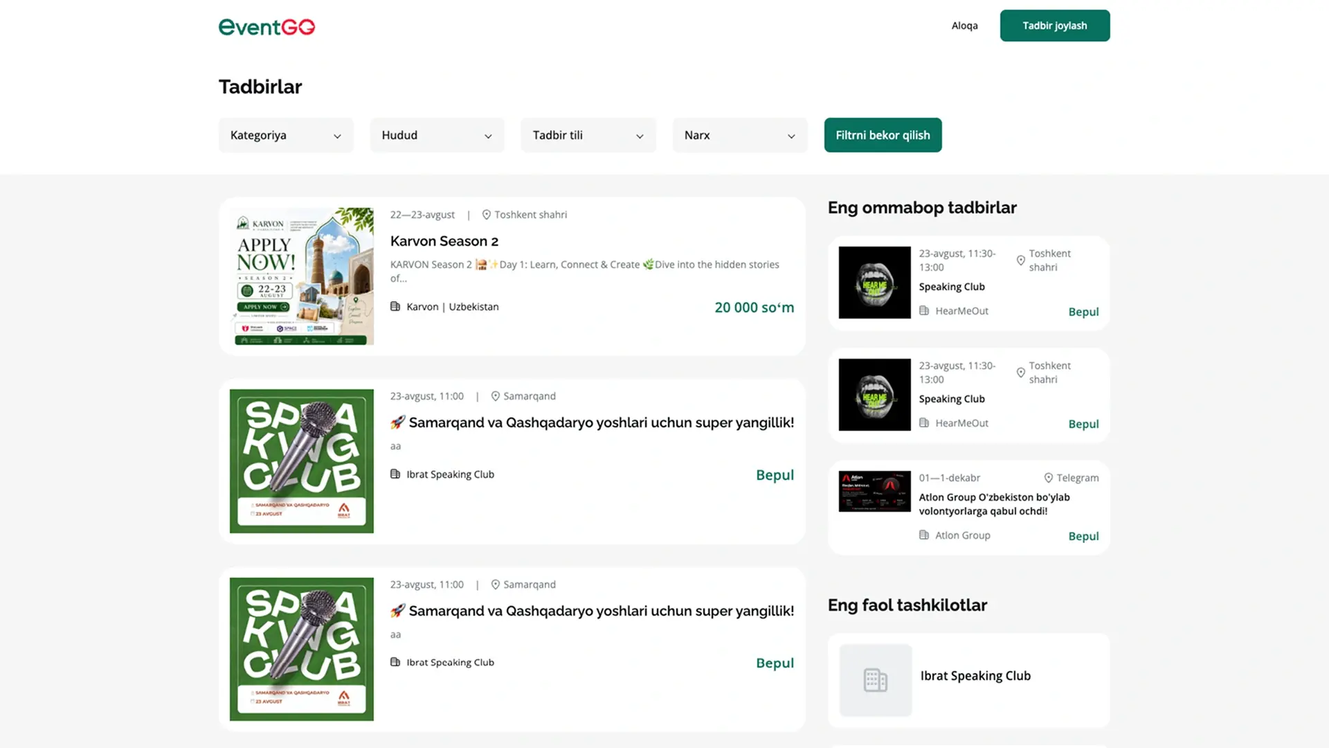 Eventgo